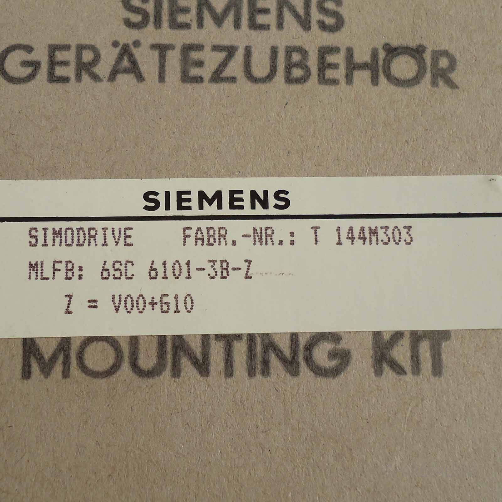 Siemens Mounting Kit für Simodrive 6SC6101-3B-Z OVP-1