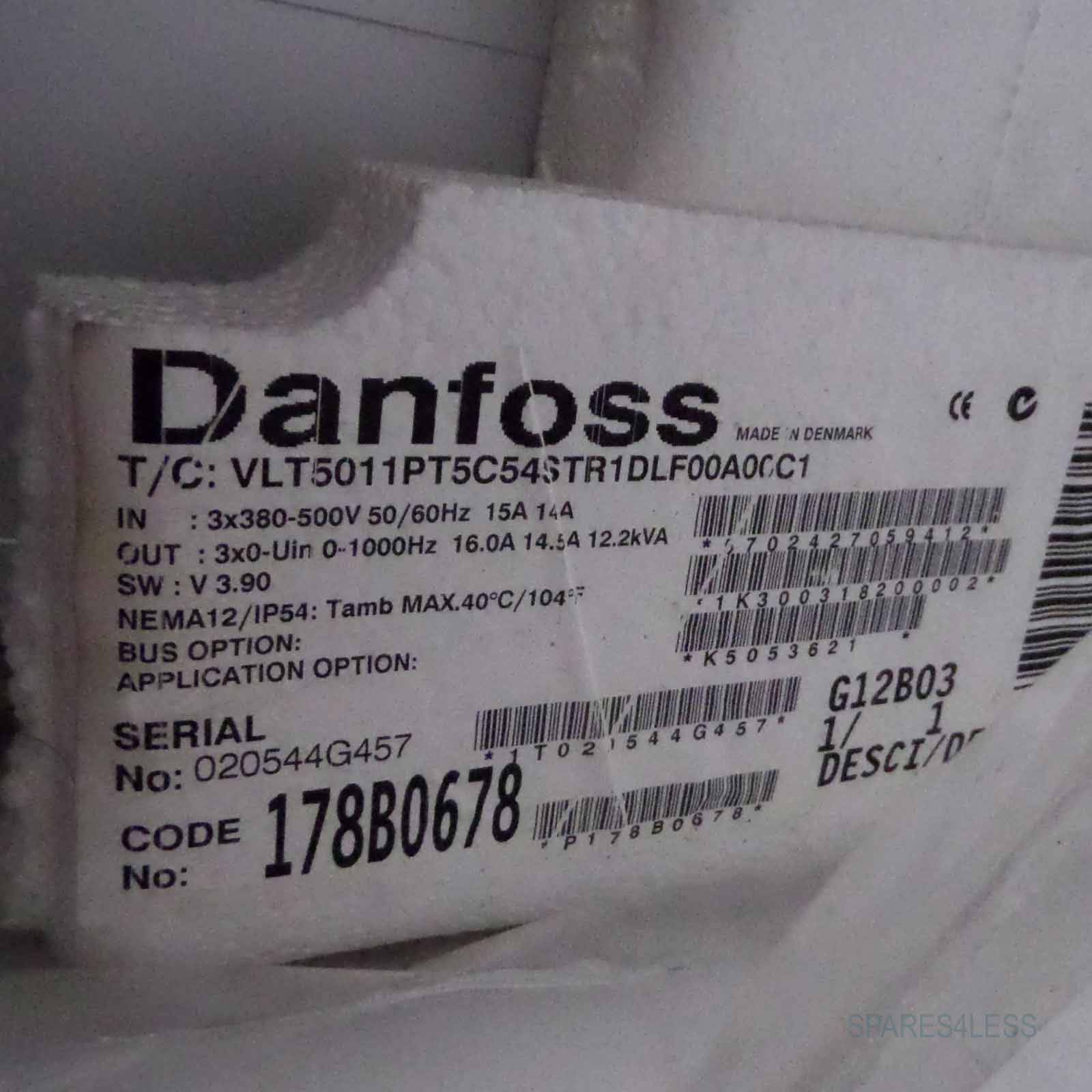 Danfoss Frequenzumrichter VLT5011PT5C54STR1DLF00A00C1 OVP-3