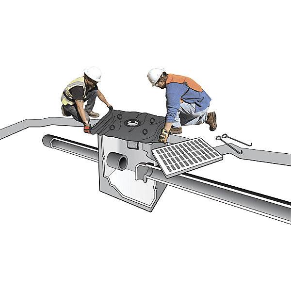 Kanalschutzfilter für Abfälle und Trümmerteile LxBxH 1219 x 914 x 457 mm. 86103849 861038 49-1