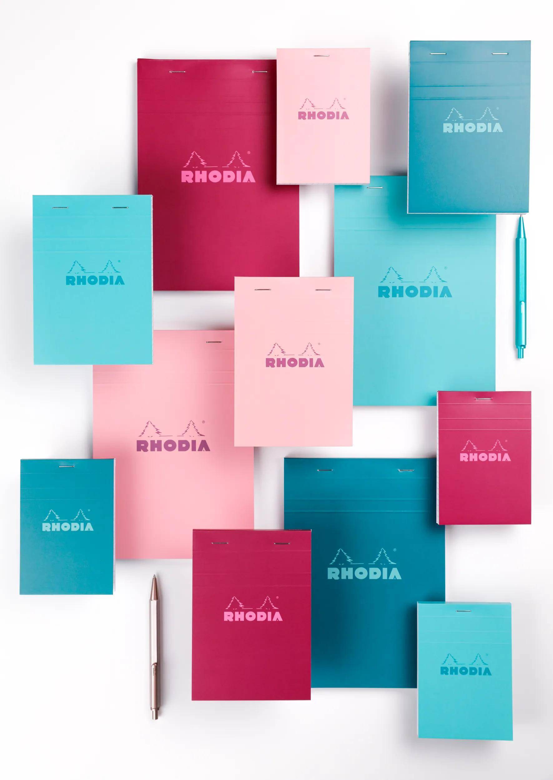 Clairefontaine 5x Rhodia Gehe Block Rosa Nr 18 lin 80Bl 18161C-1