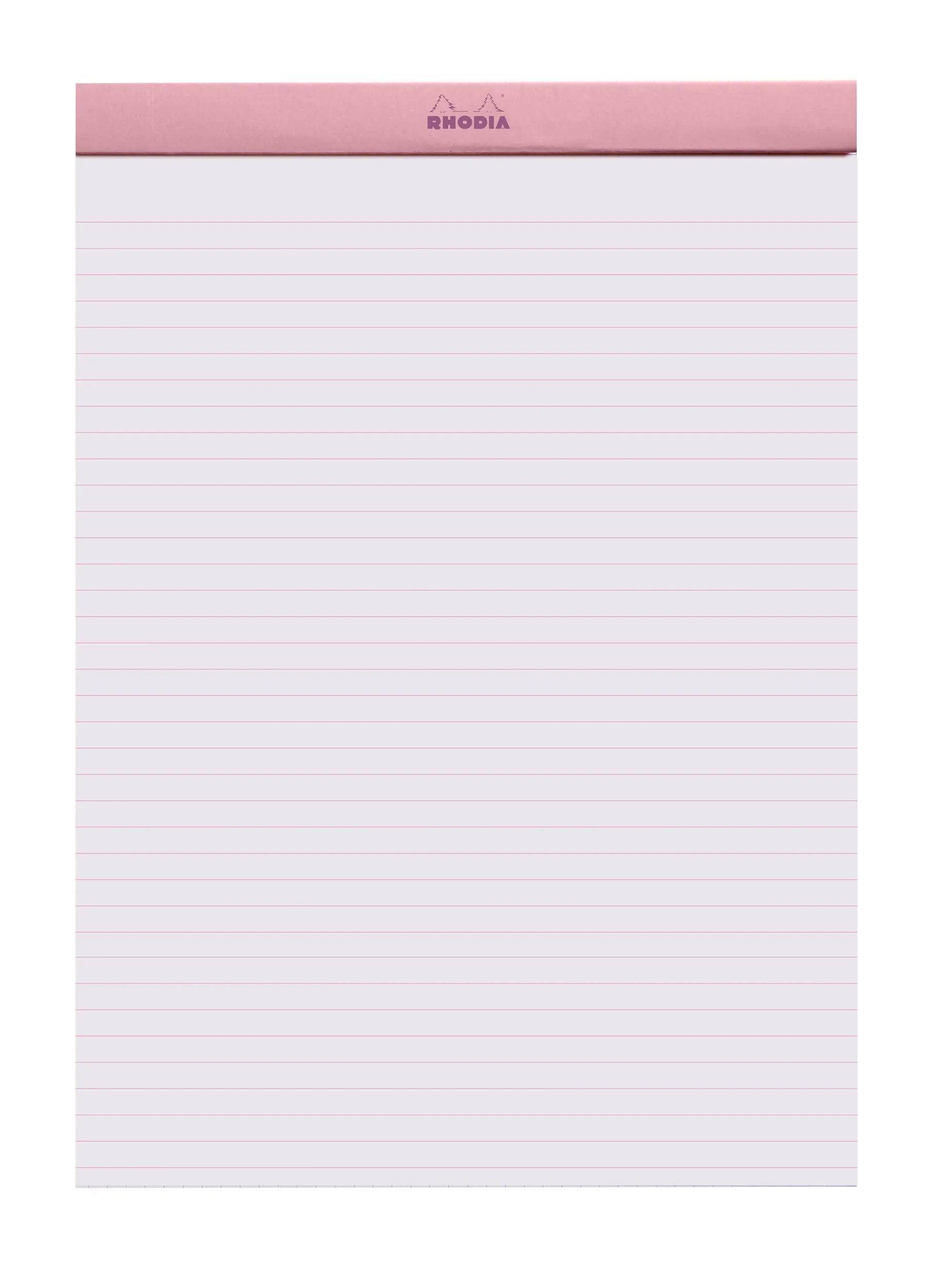Clairefontaine 5x Rhodia Gehe Block Rosa Nr 18 lin 80Bl 18161C-2