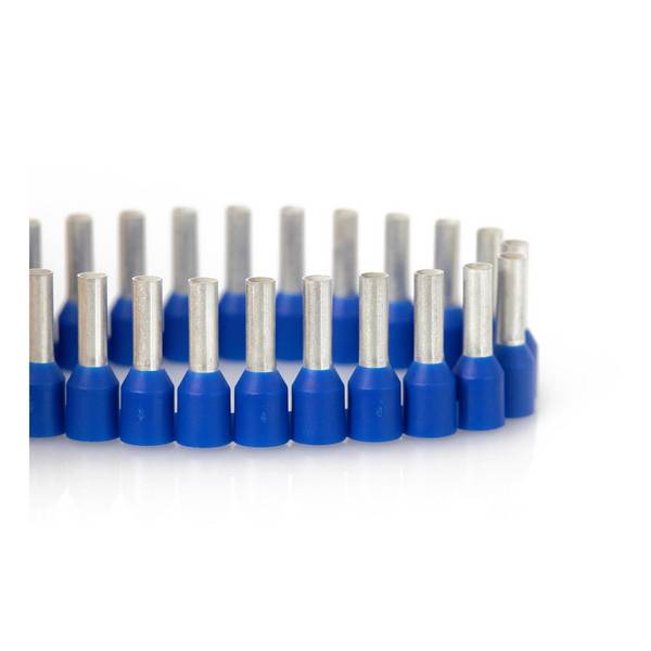 JOKARI Aderendhülsen Bandware isoliert, Farbe Kodierung DIN Querschnitt 2,5mm² blau - 1 Stück