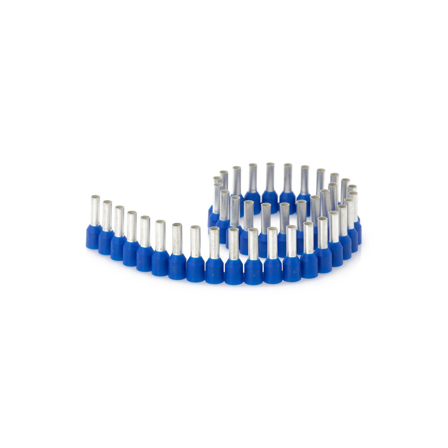 JOKARI Aderendhülsen Bandware isoliert, Farbe Kodierung DIN Querschnitt 2,5mm² blau - 1 Stück-1