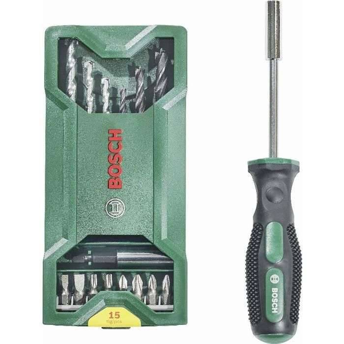 Bosch 15tlg. Mini-X-Line Mixed Set + Handschrauber - 2607017654-2