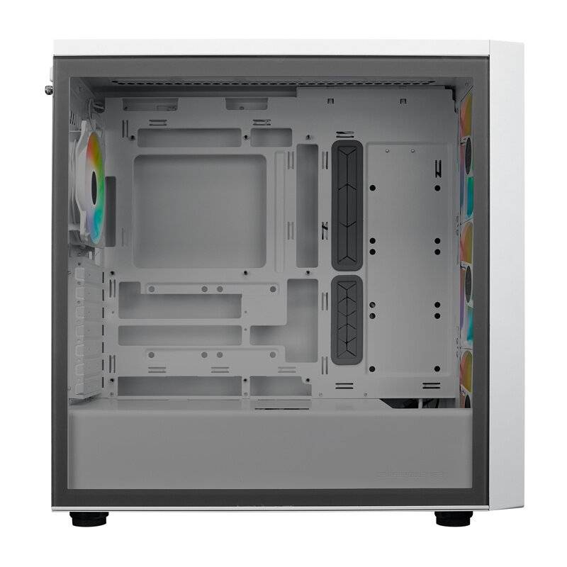 Symbolbild für Cooler Master MasterBox 600 - Mid tower - E-ATX - Seitenteil mit Fenster (gehärtetes Glas)