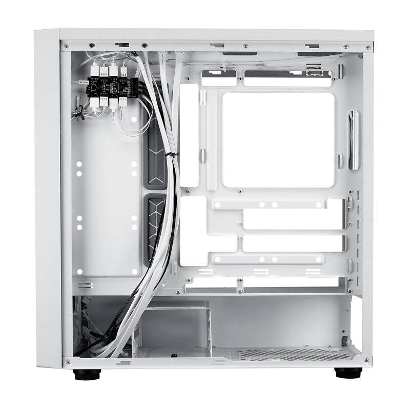 Symbolbild für Cooler Master MasterBox 600 - Mid tower - E-ATX - Seitenteil mit Fenster (gehärtetes Glas)