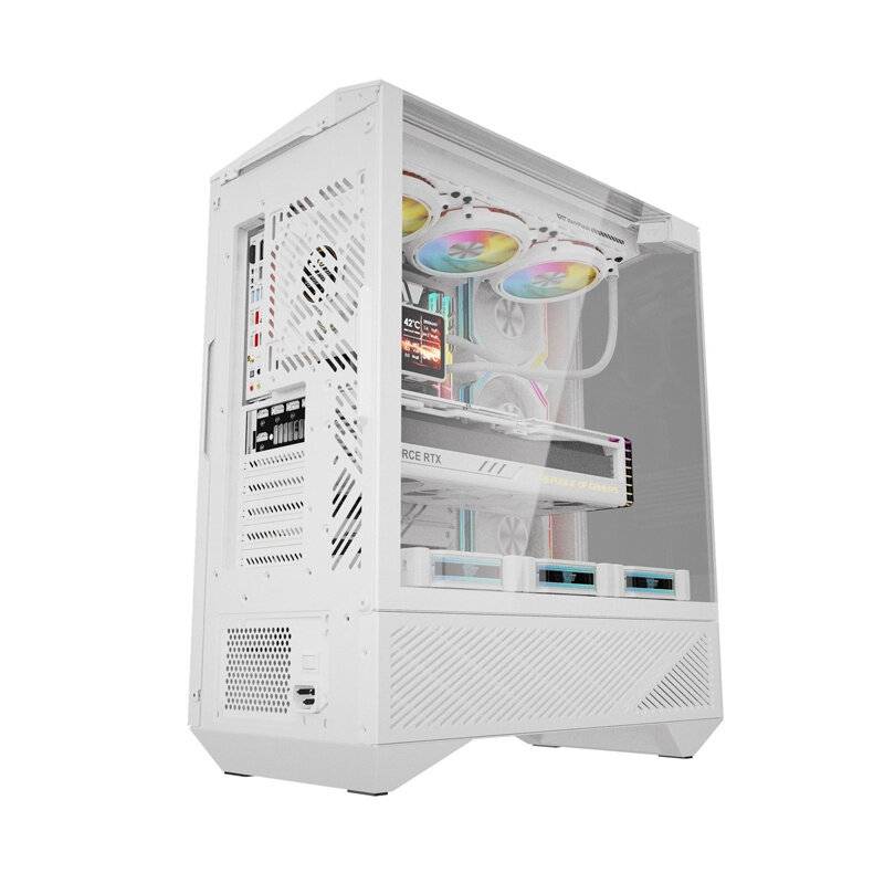 Symbolbild für Darkflash DY460 Computergehäuse (weiß) + 4 ARGB-Lüfter