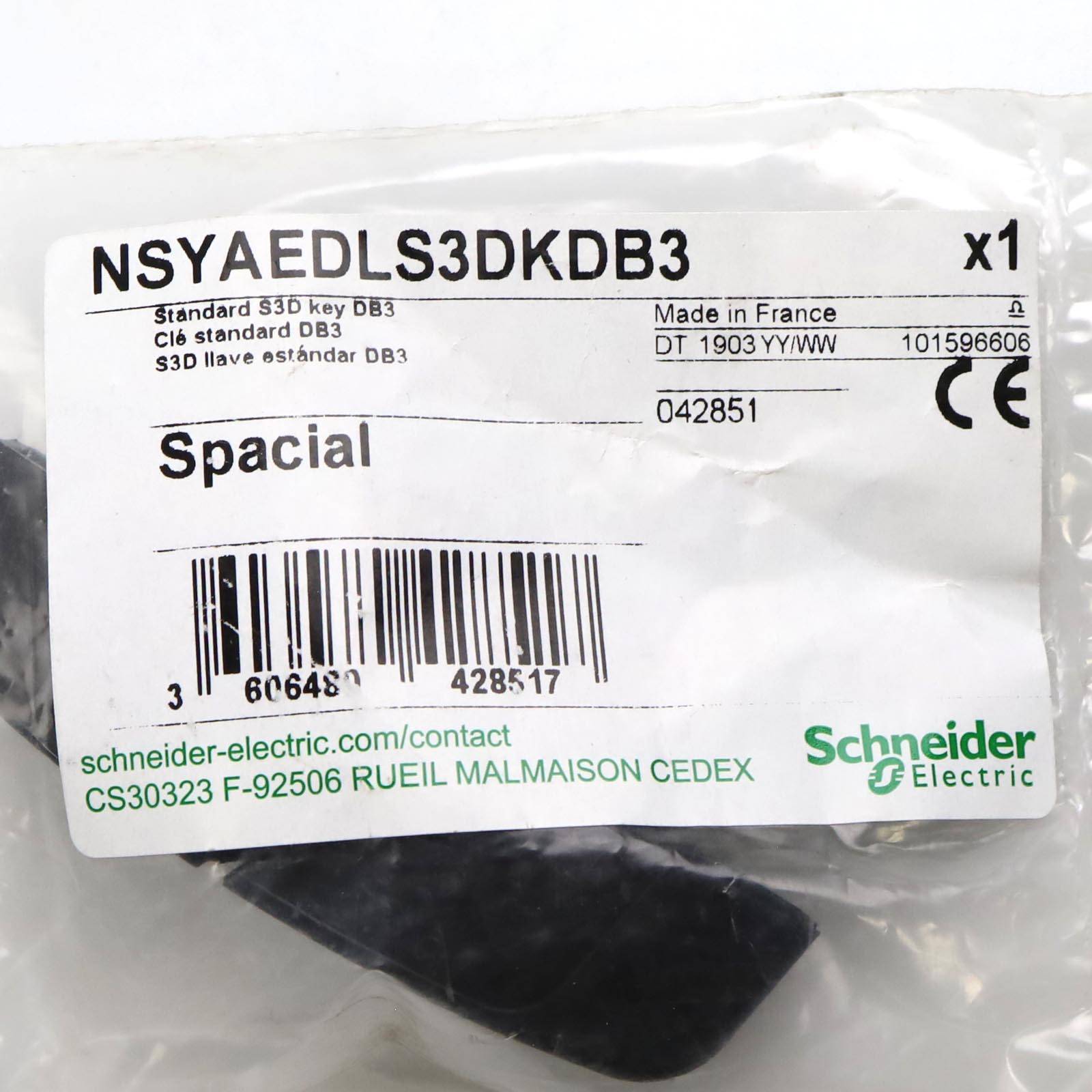 Ersatzschlüssel Schneider Electric PanelSeT S3D NSYAEDLS3DKDB3-1