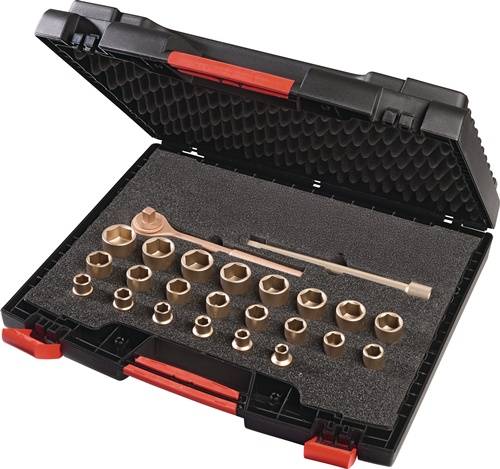 Knarrenkasten 25-tlg.SW 10-32mm Antr.1/2 Zoll ENDRES TOOLS-0