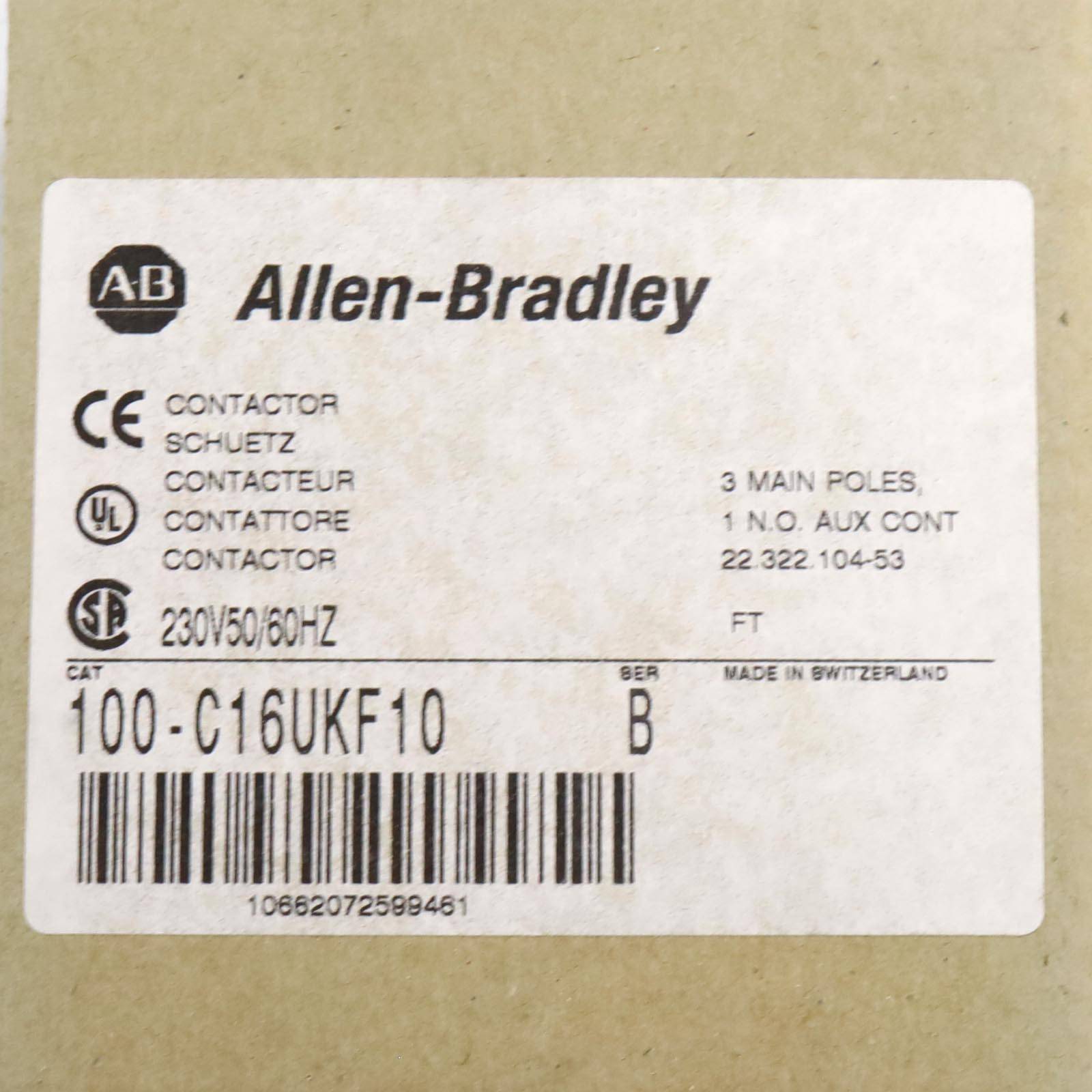 Allen Bradley Schütz 100-C16UKF10 OVP-2