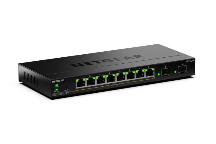 GS310TPv2 - Switch - 2+/L3 Lite - Smart - 8 x 10/100/1000 (PoE+)-1