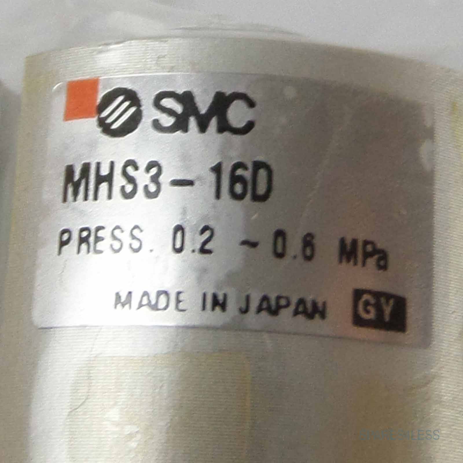 SMC MHS3-16D 3 Finger Gripper Wedge Cam Style Standard-MHS3-1