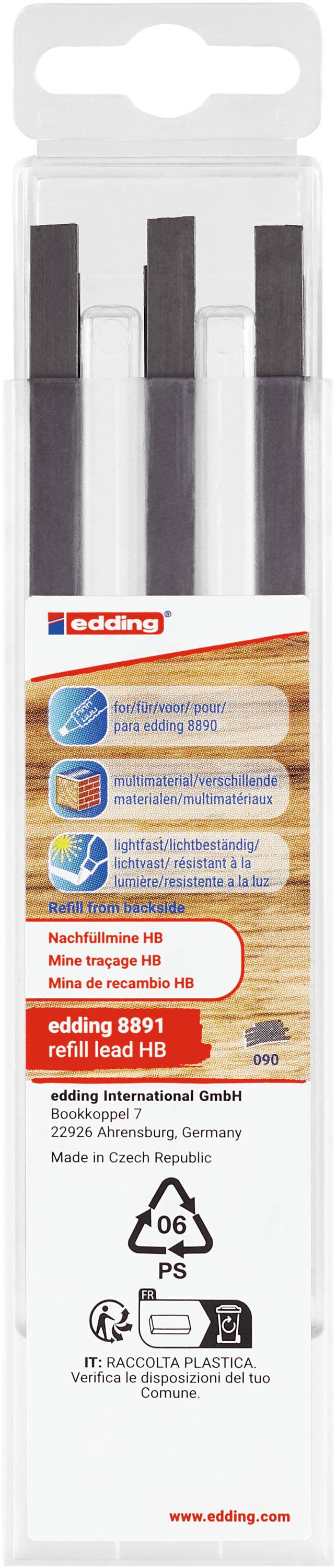 Ersatzmine edding 8891 6x Nachfüllmine HB /Set EDDING-1