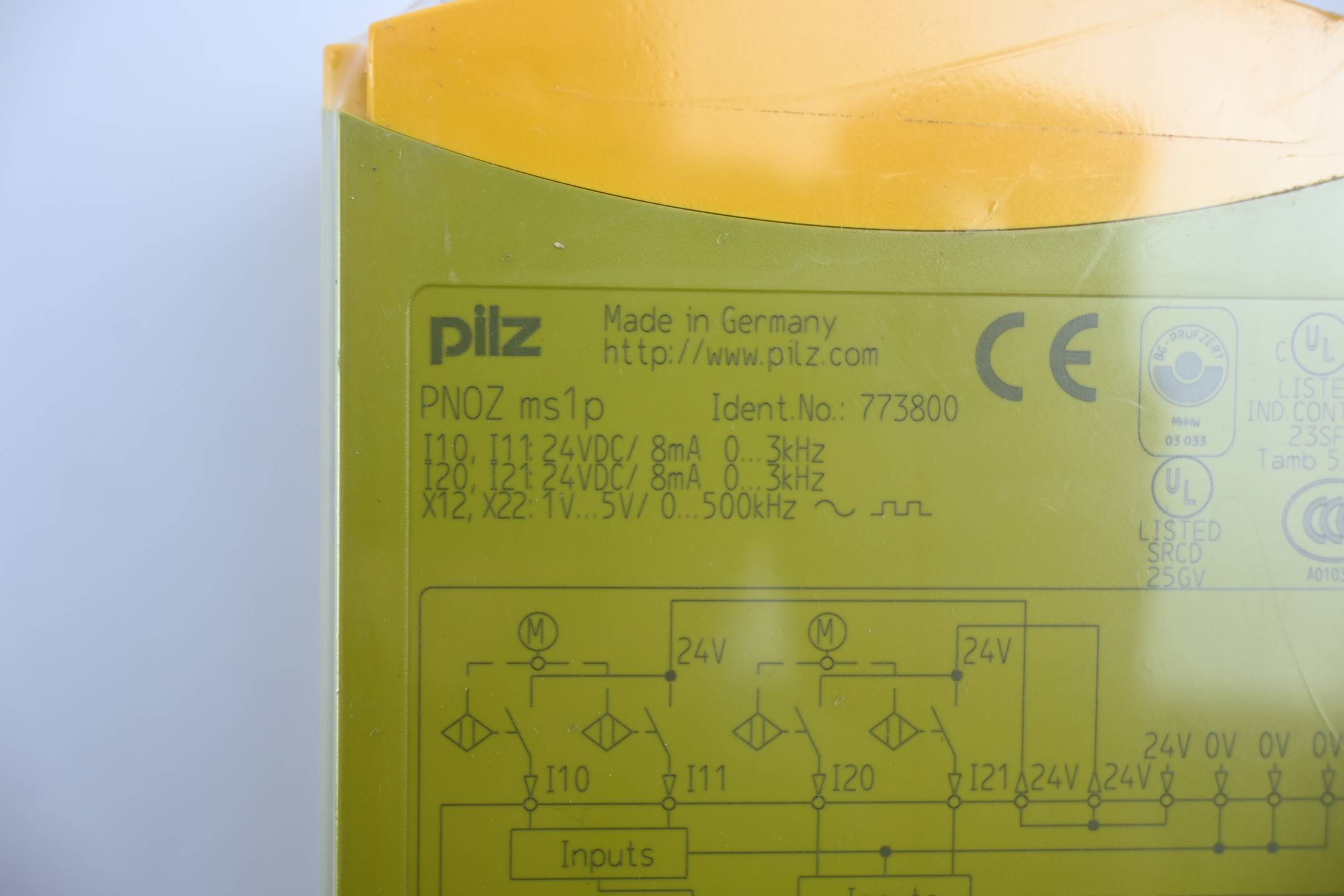 Pilz Stillstandsüberwachung PNOZ ms1p ( 773800 )-1