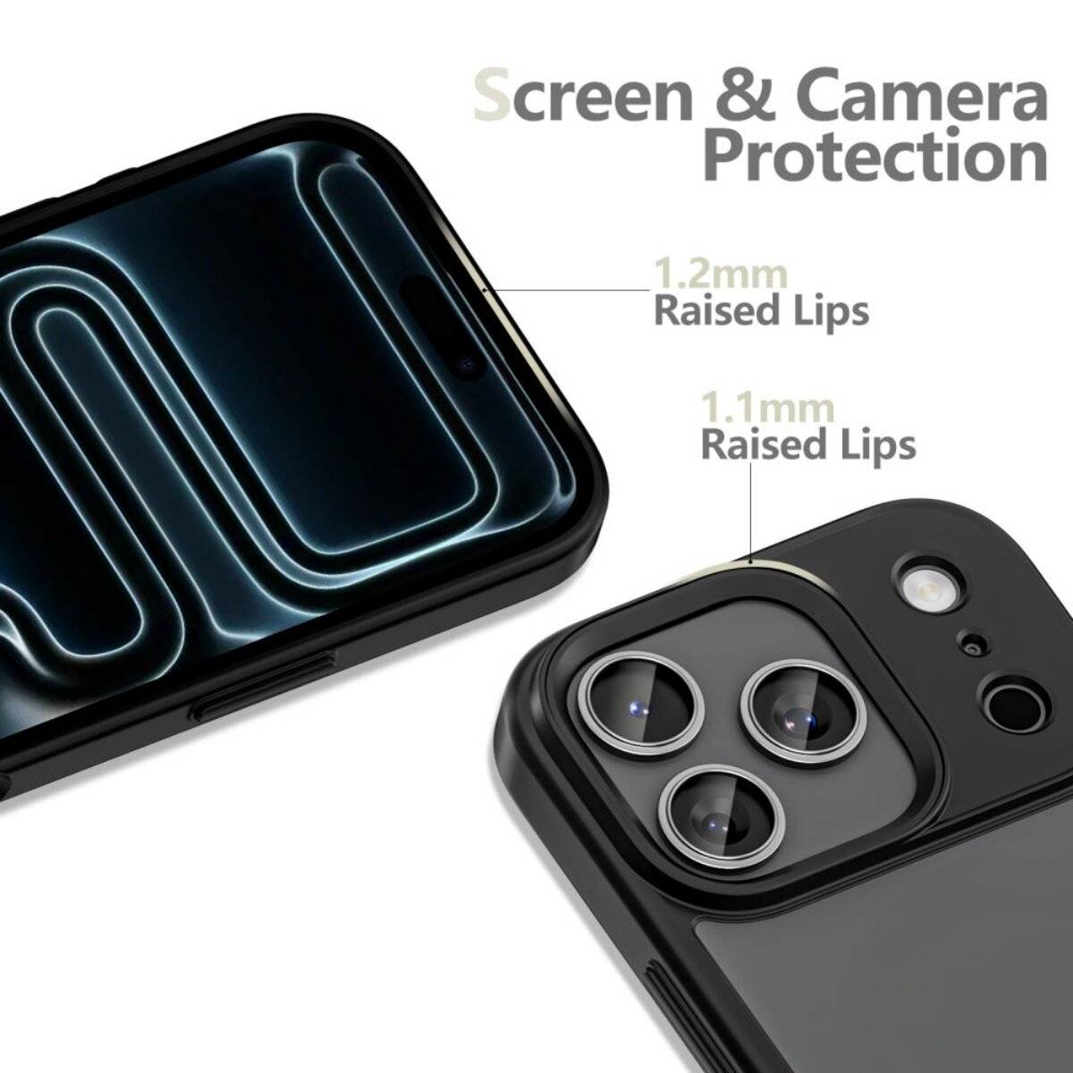 Tech Protect MagMat Case kompatibel mit iPhone 17 Pro Mattschwarz-1