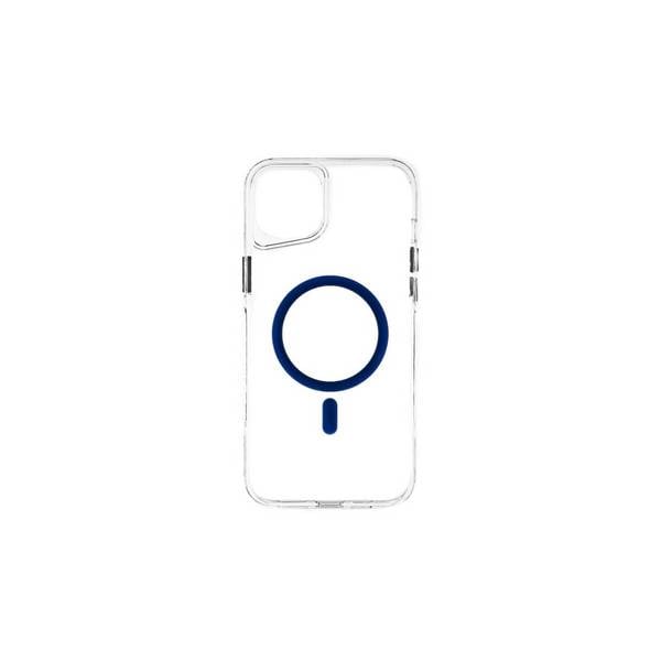 Anti-Shock Handyhülle mit Magnetfunktion Kompatibel mit iPhone 14 Pro Transparent- Blau