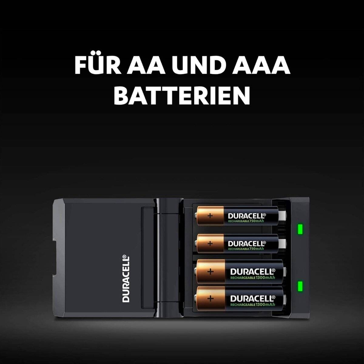 Duracell Schnellladegerät für AA/AAA Akkus inkl. 2× AA & 2× AAA Akkus-2