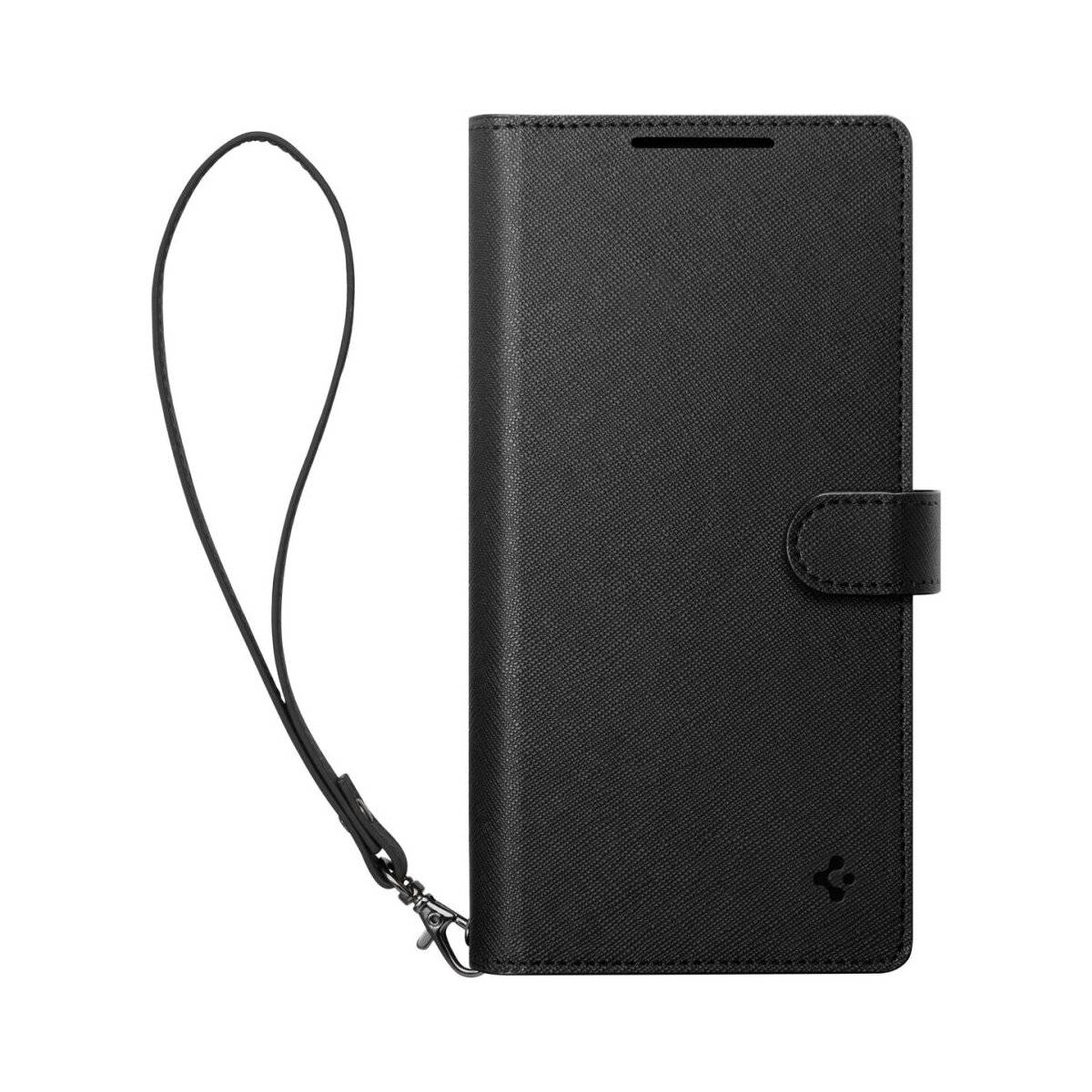 Spigen Wallet S Hülle Kompatibel mit Samsung Galaxy S25 Schwarz-0