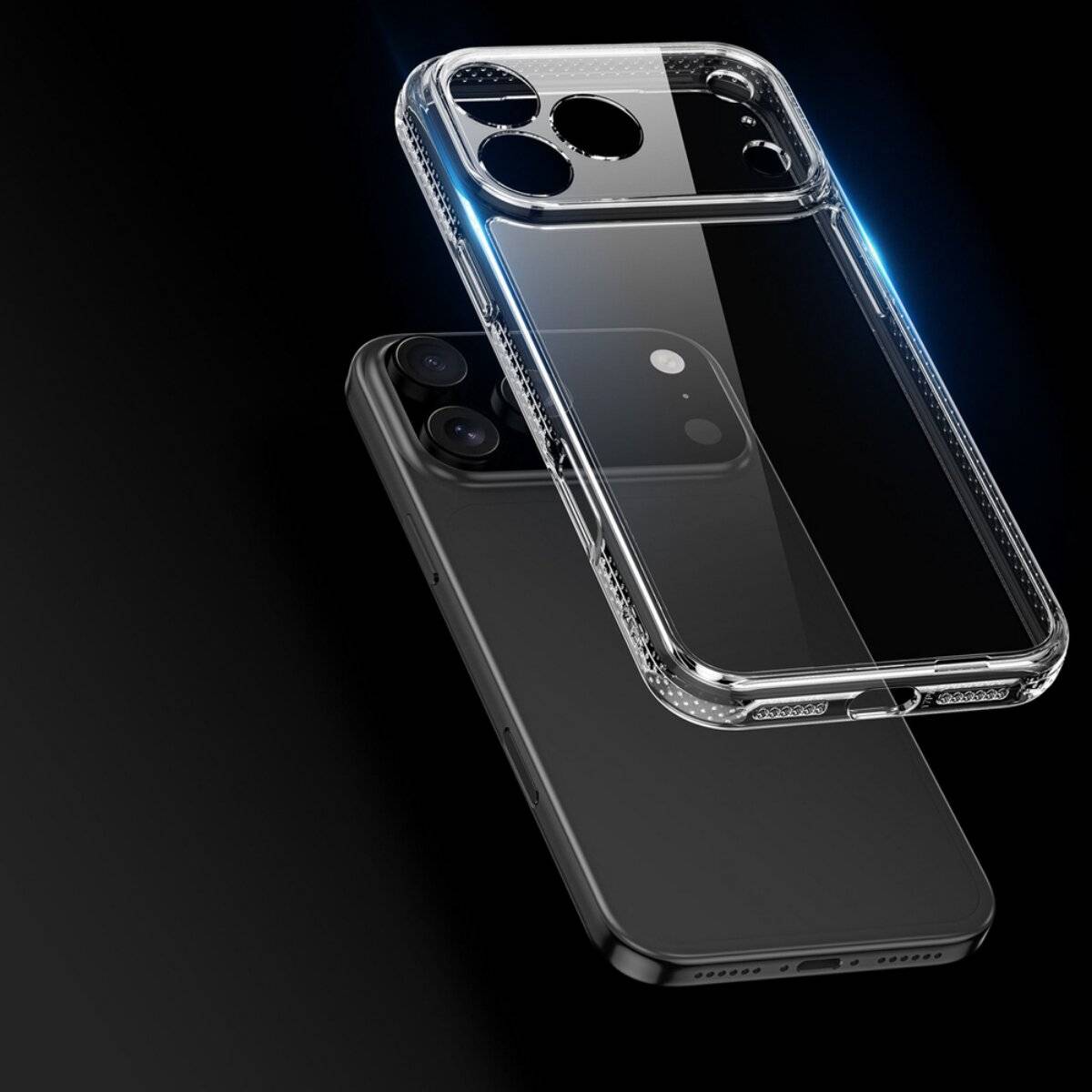 Dux Ducis Clin Handyhülle Kristallklar Schutzcase Kompatibel mit iPhone 17 Pro Transparent-2