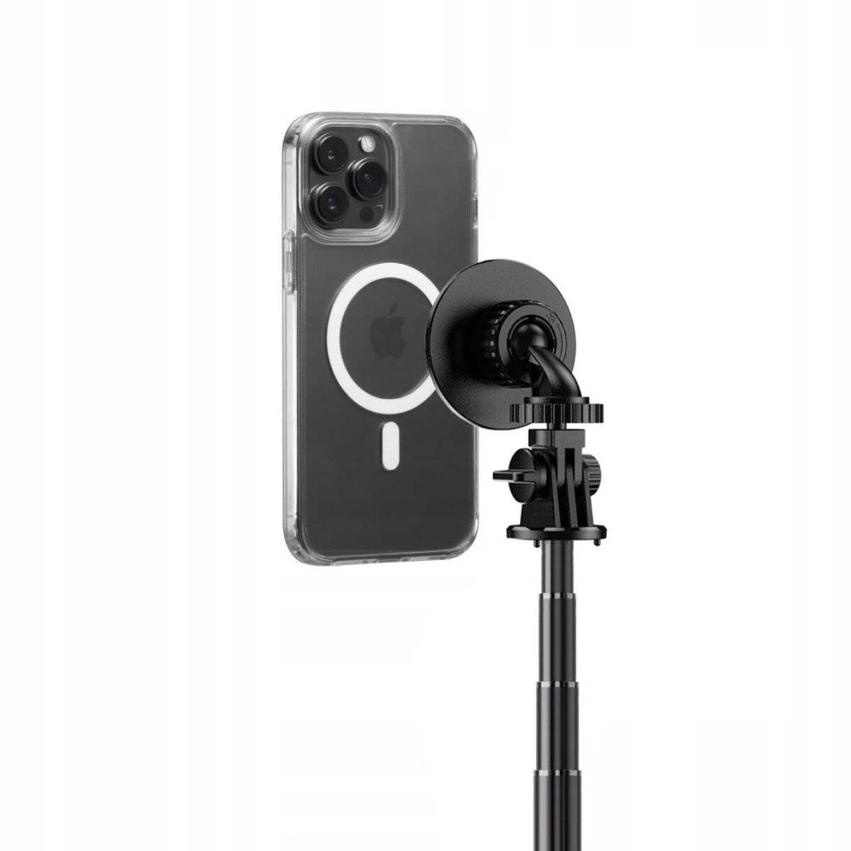 Tech-Protect L06S Bluetooth Selfie-Stick mit MagSafe, Fernbedienung, Stativ bis 82 cm und 360°-Kopf – Schwarz-3