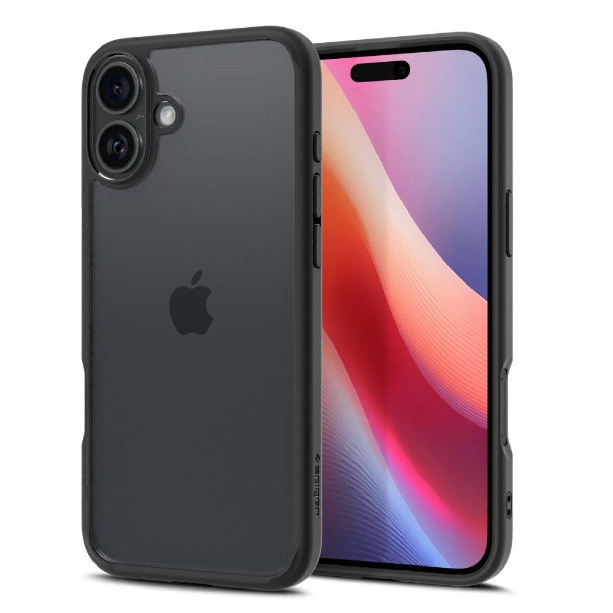 Spigen Ultra HybridHülle Kompatibel mit iPhone 16 mattschwarz-1