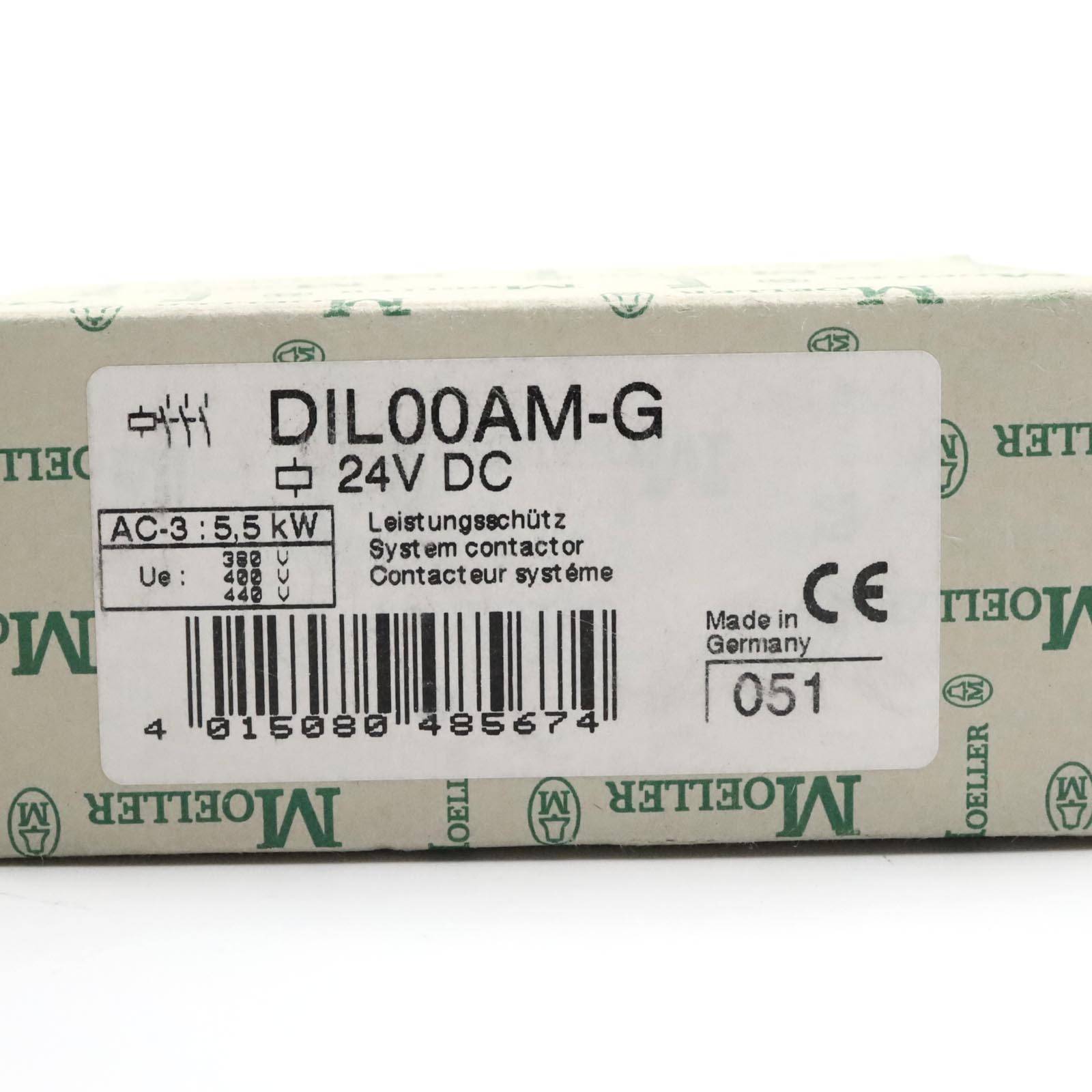 Moeller Leistungsschütz DIL00AM-G 24VDC OVP-1