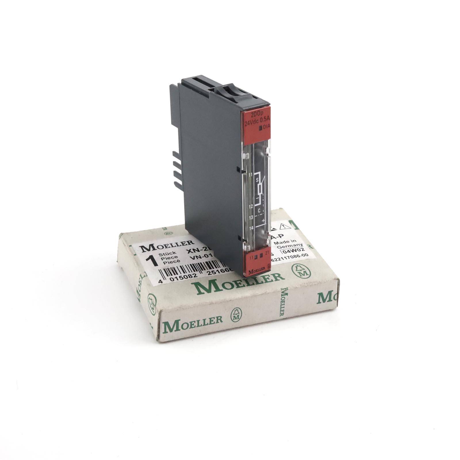 Klöckner Moeller Ausgangsmodul XN-2DO-24VDC-0.5A-P 225166 OVP