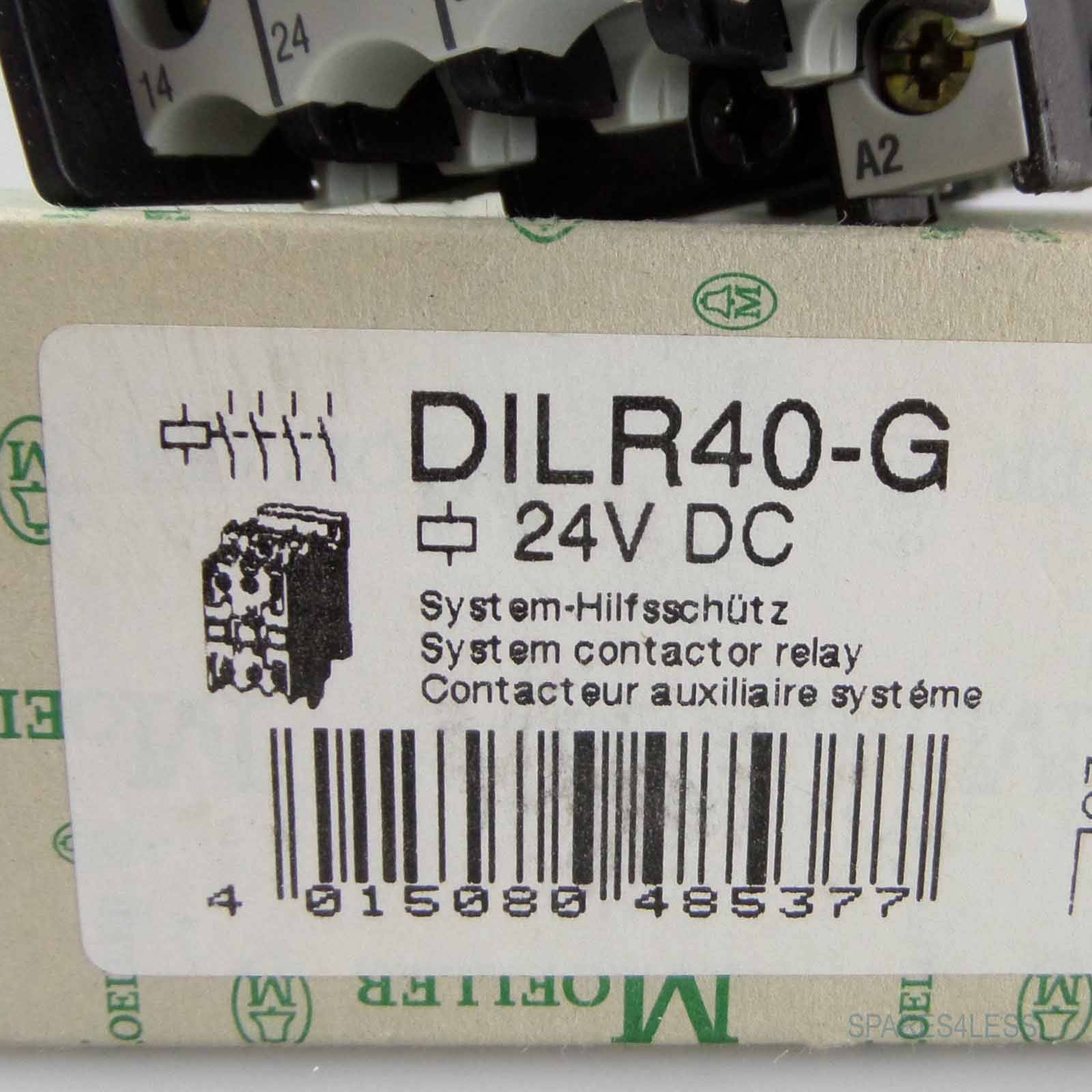 Klöckner Moeller System-Hilfsschütz DILR40-G 24VDC OVP-2