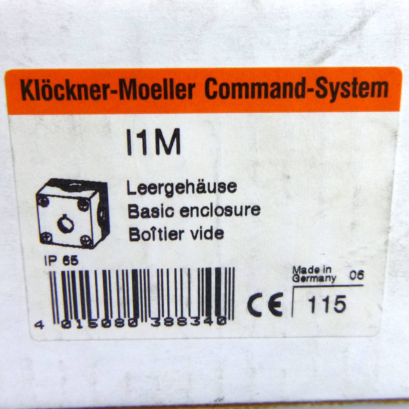 Klöckner Moeller Leergehäuse I1M OVP-1