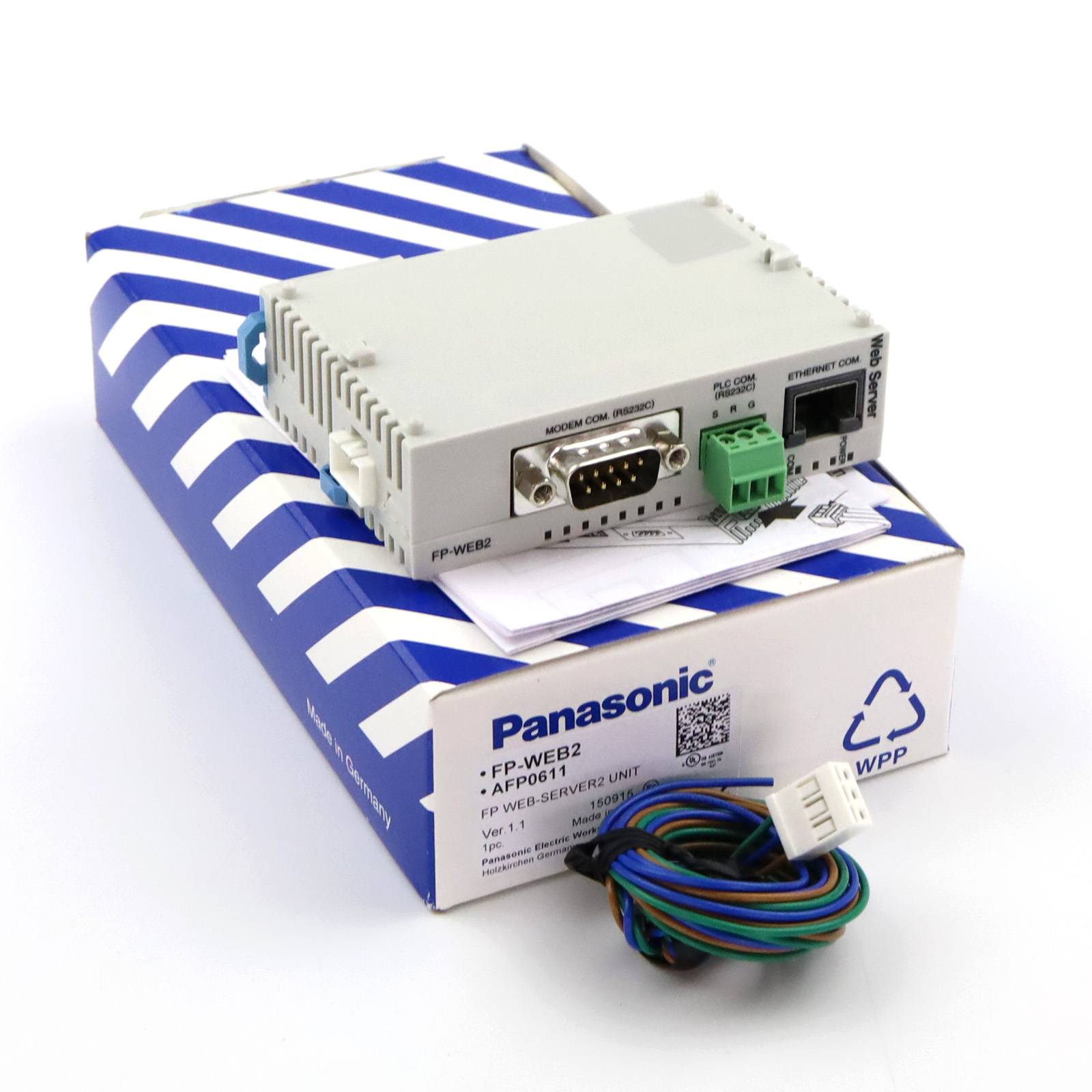 Panasonic FP Web-Server2 Unit FP-WEB2 AFP0611 OVP-0