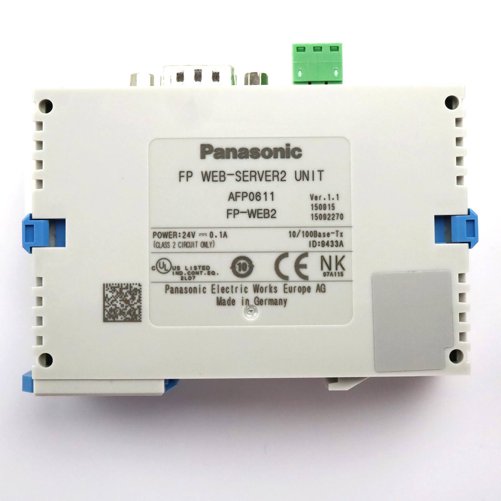 Panasonic FP Web-Server2 Unit FP-WEB2 AFP0611 OVP-1