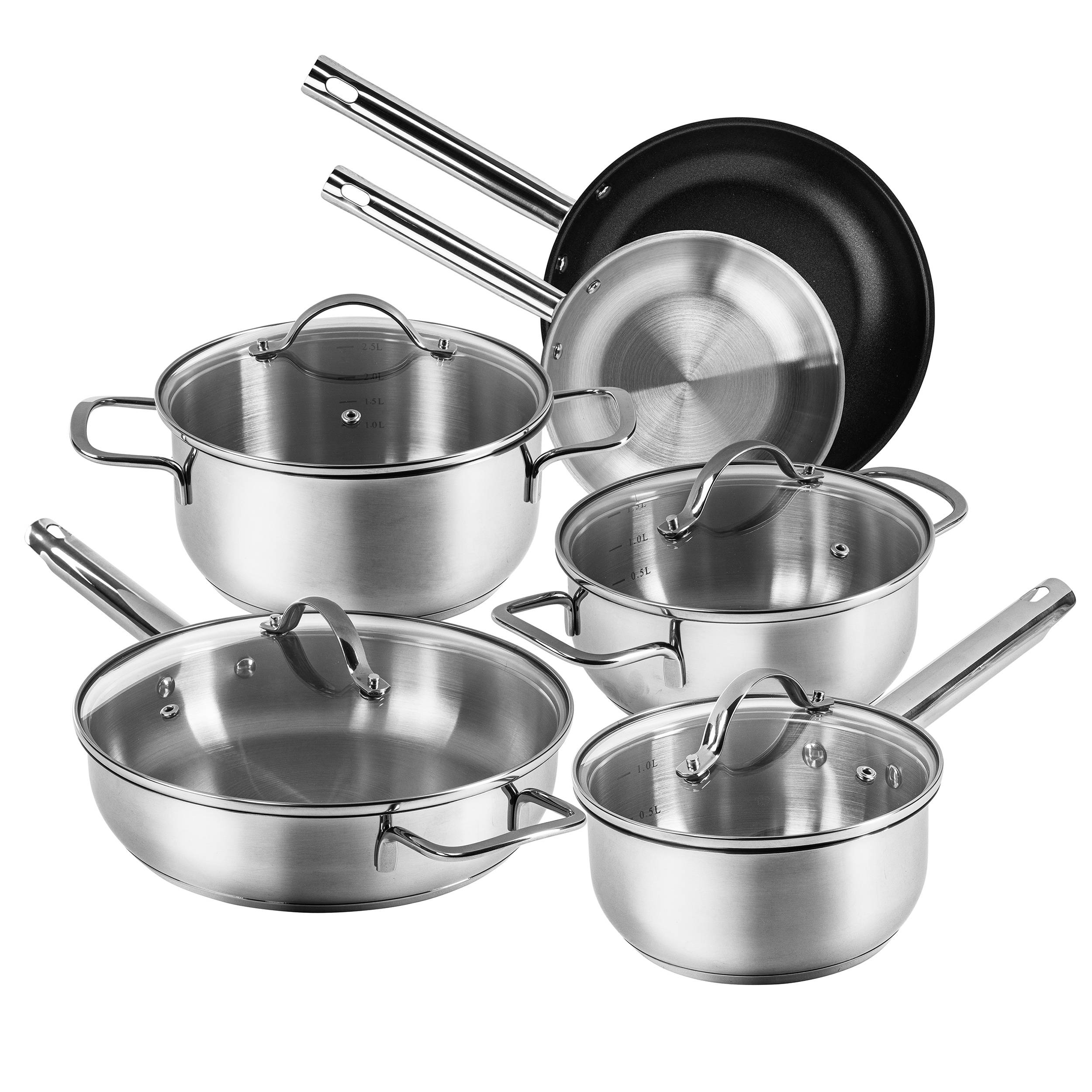Karcher Topfset Jovita aus Edelstahl, Induktion, 10-teilig-0