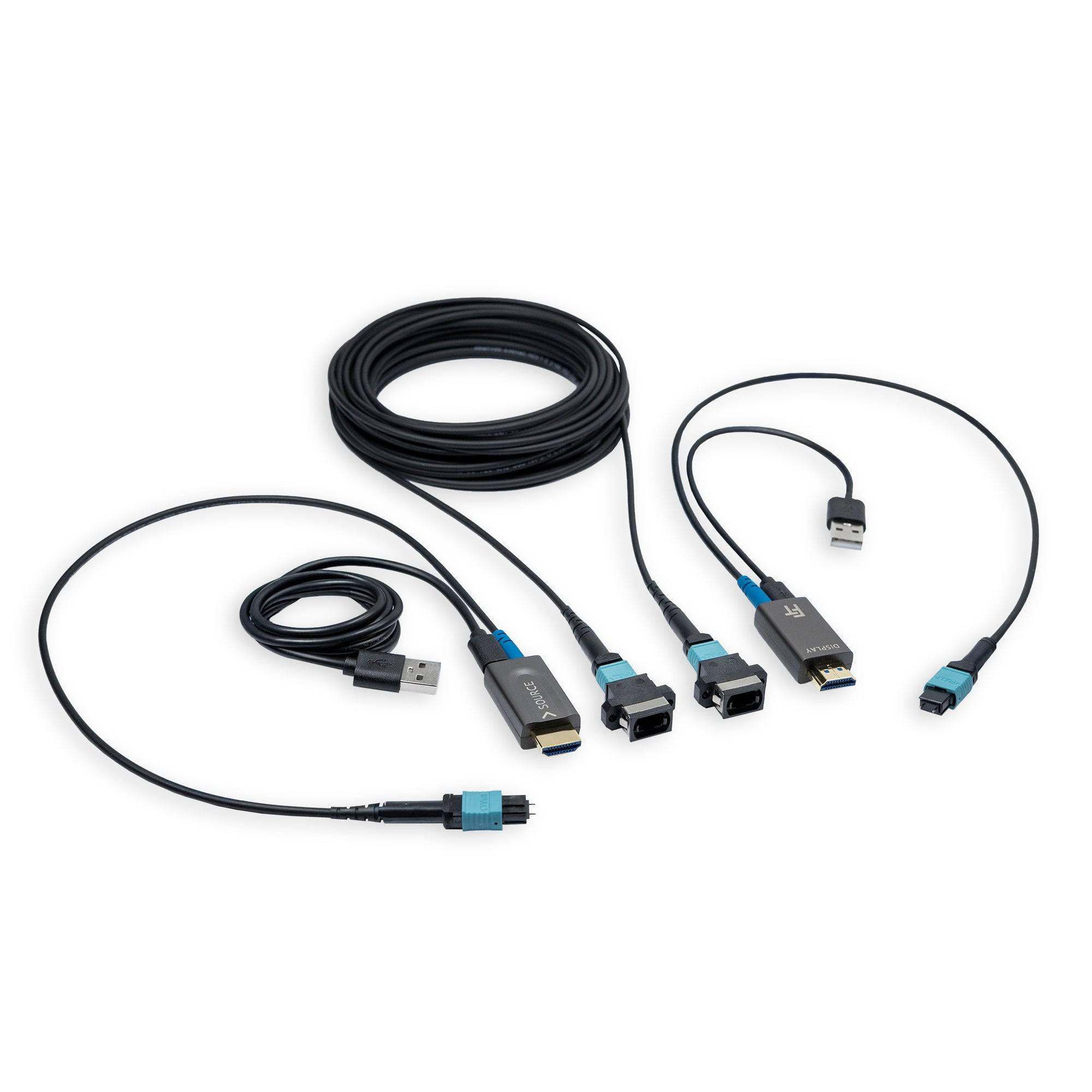 FeinTech ProFibre HDMI Glasfaser-Kabel 10m MPO 48 Gbps-0