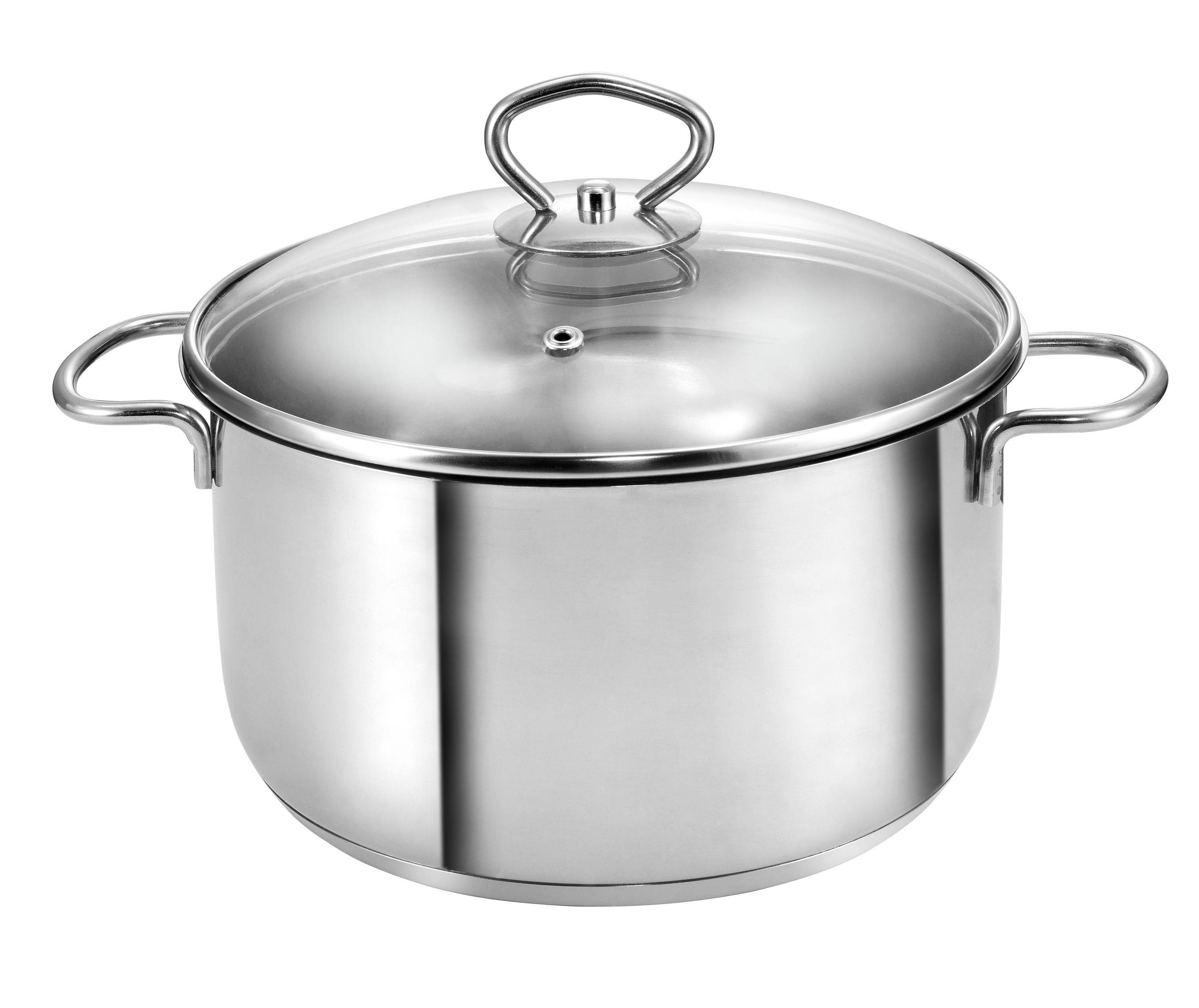 Kopf 124719 Fleischtopf Merkur Ø 20 cm Höhe 9,5 cm Induktion 2,5 Liter Edelstahl-0
