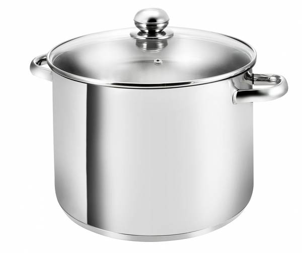 Kopf XXL Induktion Kochtopf Gigant, Ø 28 cm, Höhe 21 cm, 12,5 Liter, Edelstahl