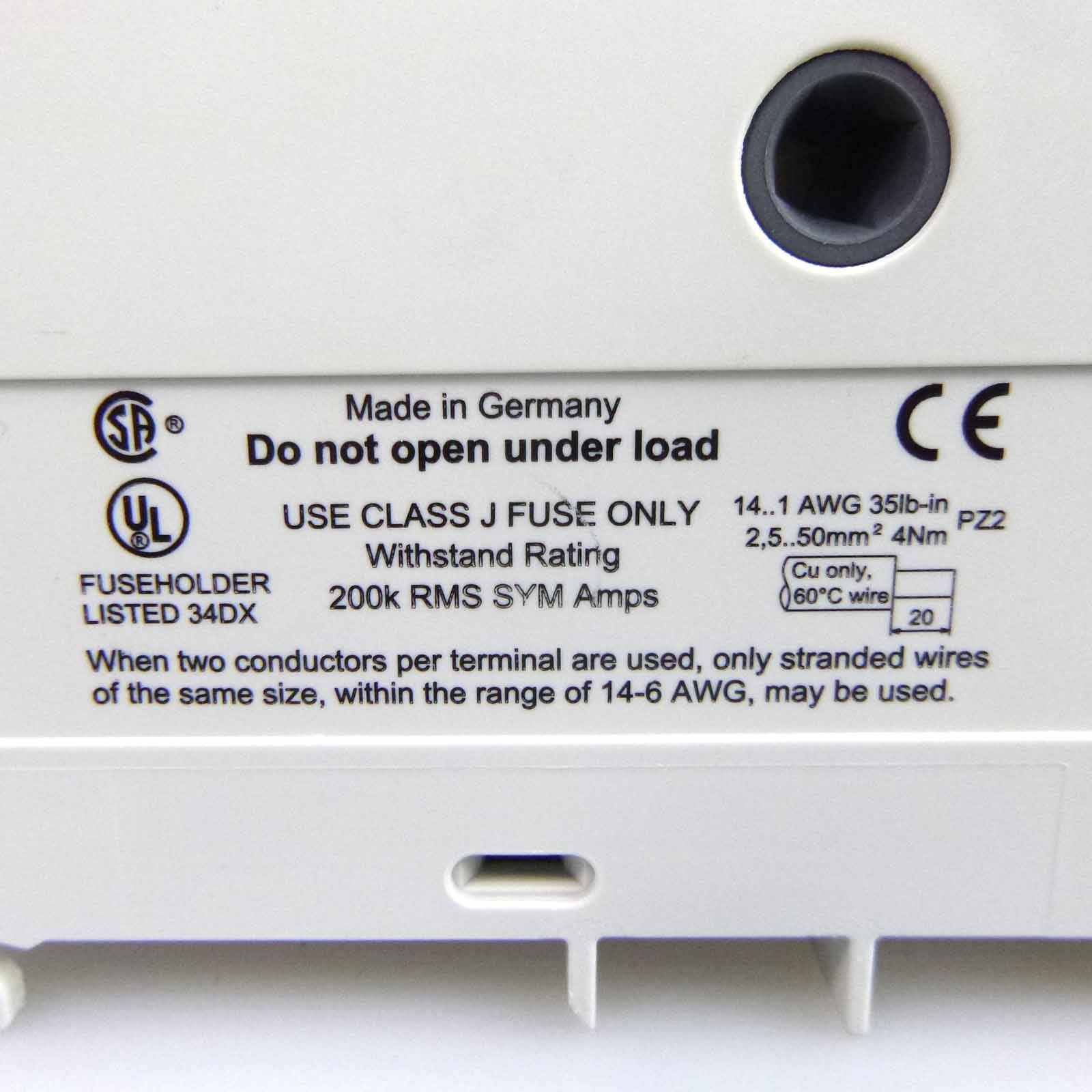 Wöhner Sicherrungshalter 31920 6A, 600V (6Stk) OVP-2