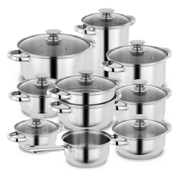 KOPF Topfset Janina (19-teilig, aus Edelstahl, Induktion)