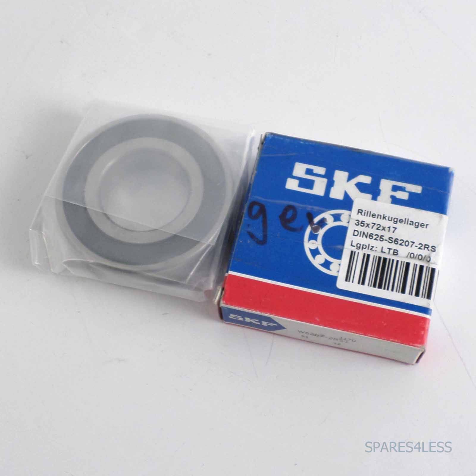 SKF 6207-2RS1, Rillenkugellager