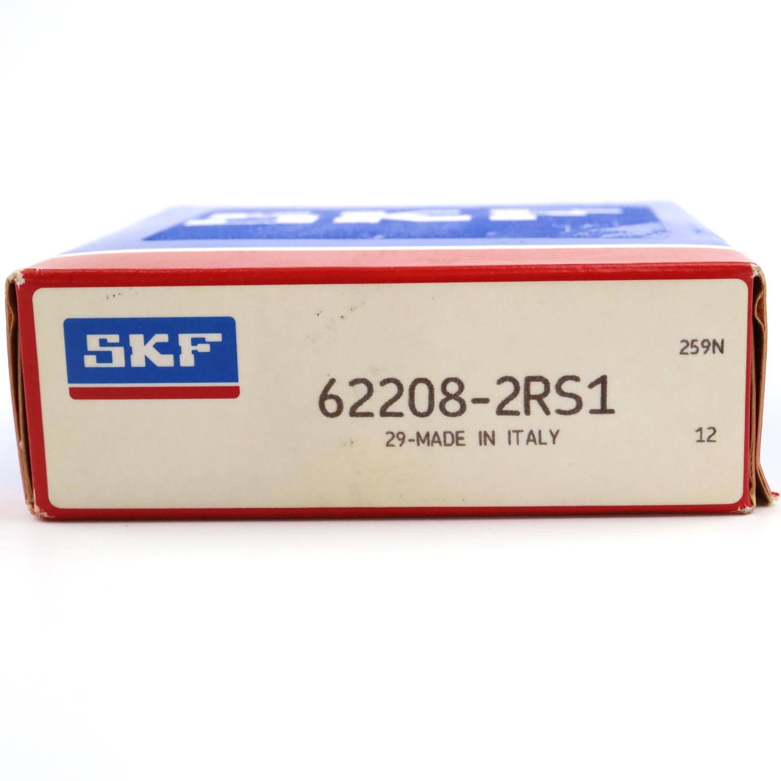 SKF 62208-2RS1, Rillenkugellager, 2 Dichtscheiben-1
