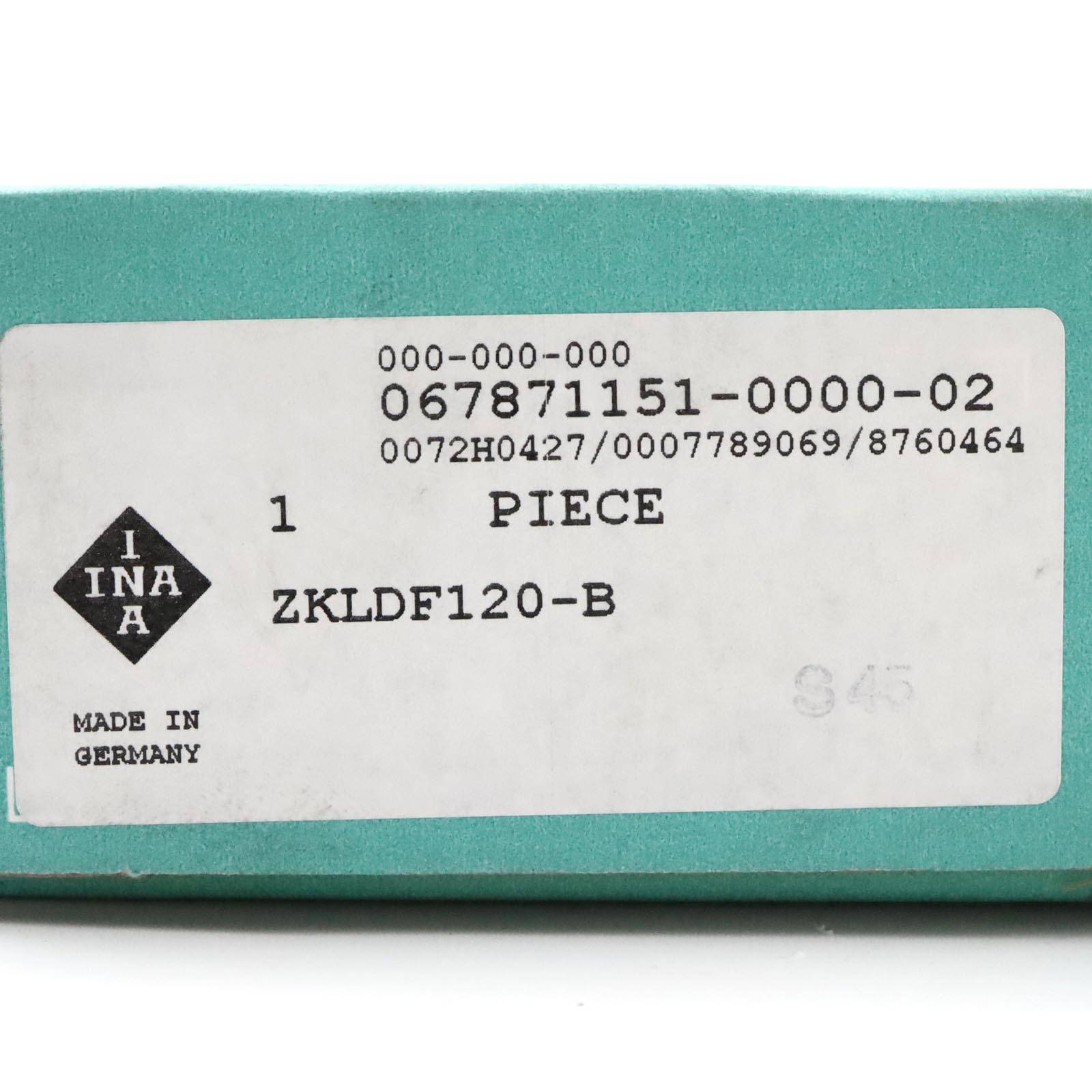 INA Axial-Schrägkugellager ZKLDF120-B OVP-1