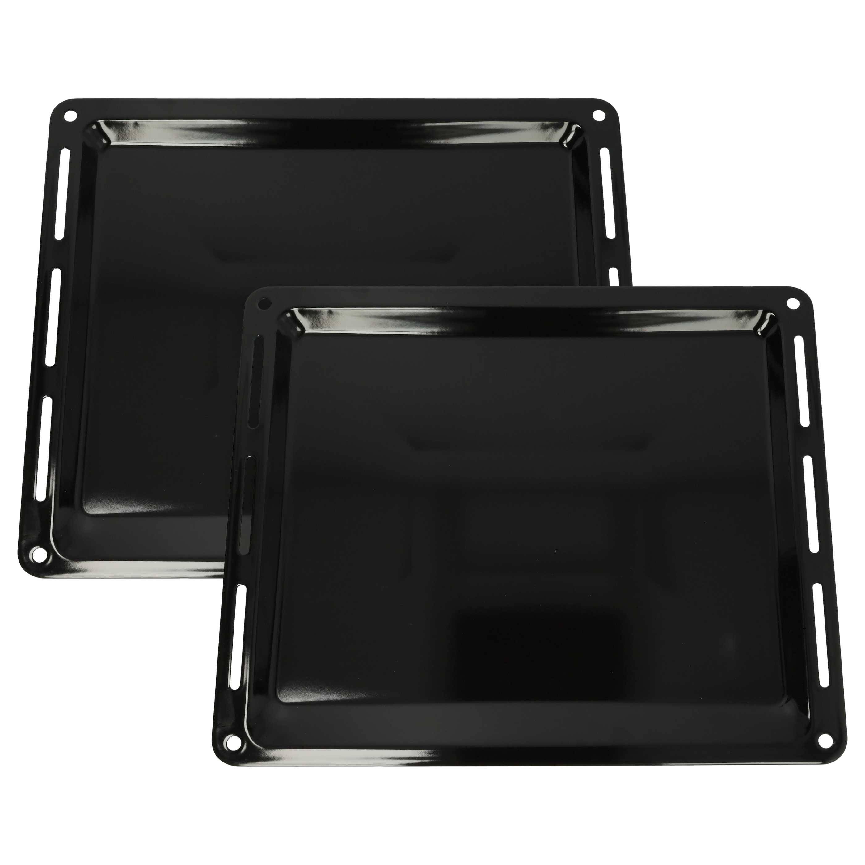 vhbw 2x Backblech kompatibel mit Ikea 802.181.80 OVN 918 S IK | 602.451.65 OV G305 S IK, 702.181.71 OV B01 B IK Backofen-0