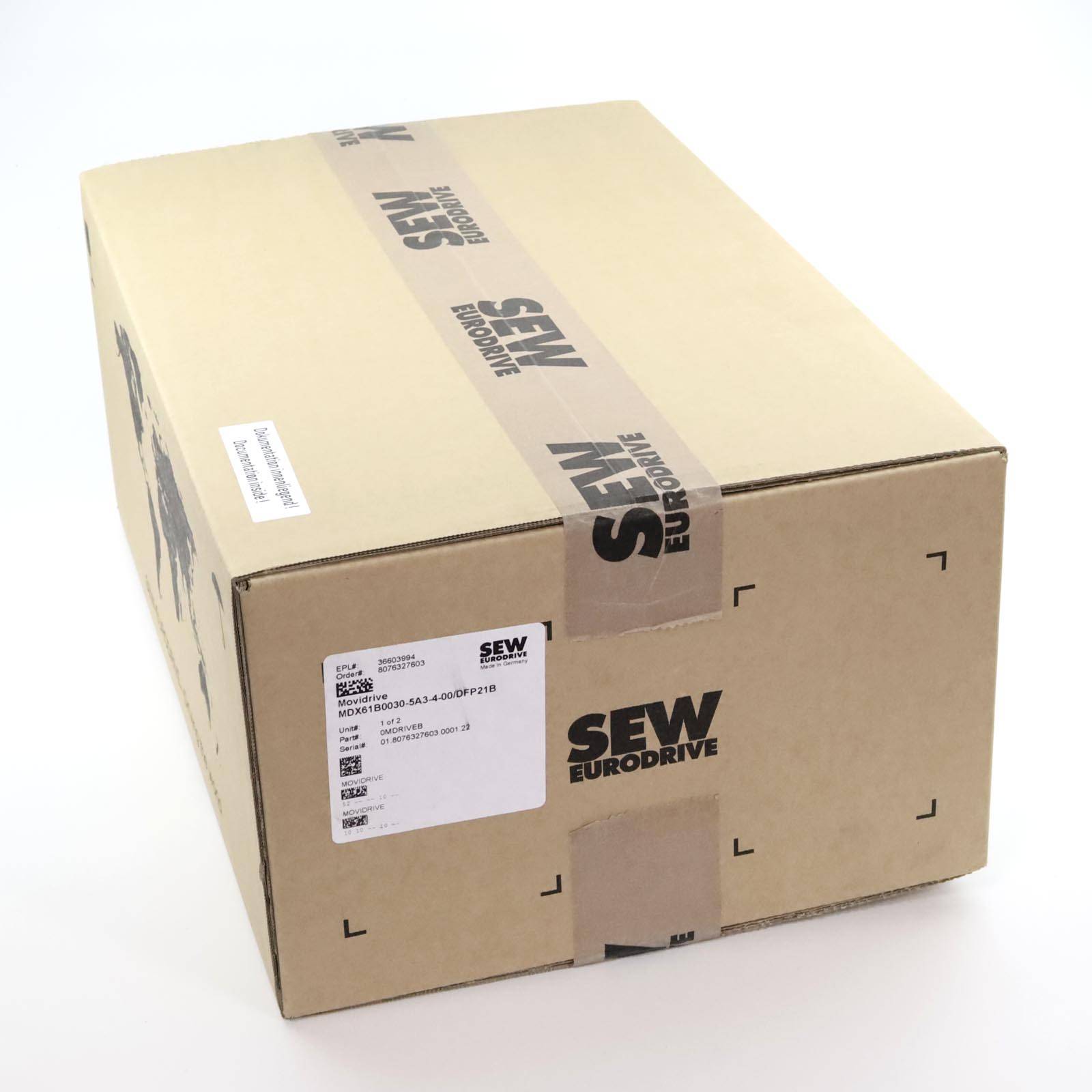 SEW Frequenzumrichter Movidrive MDX61B0030-5A3-4-00/DFP21B 08227195 OVP-0