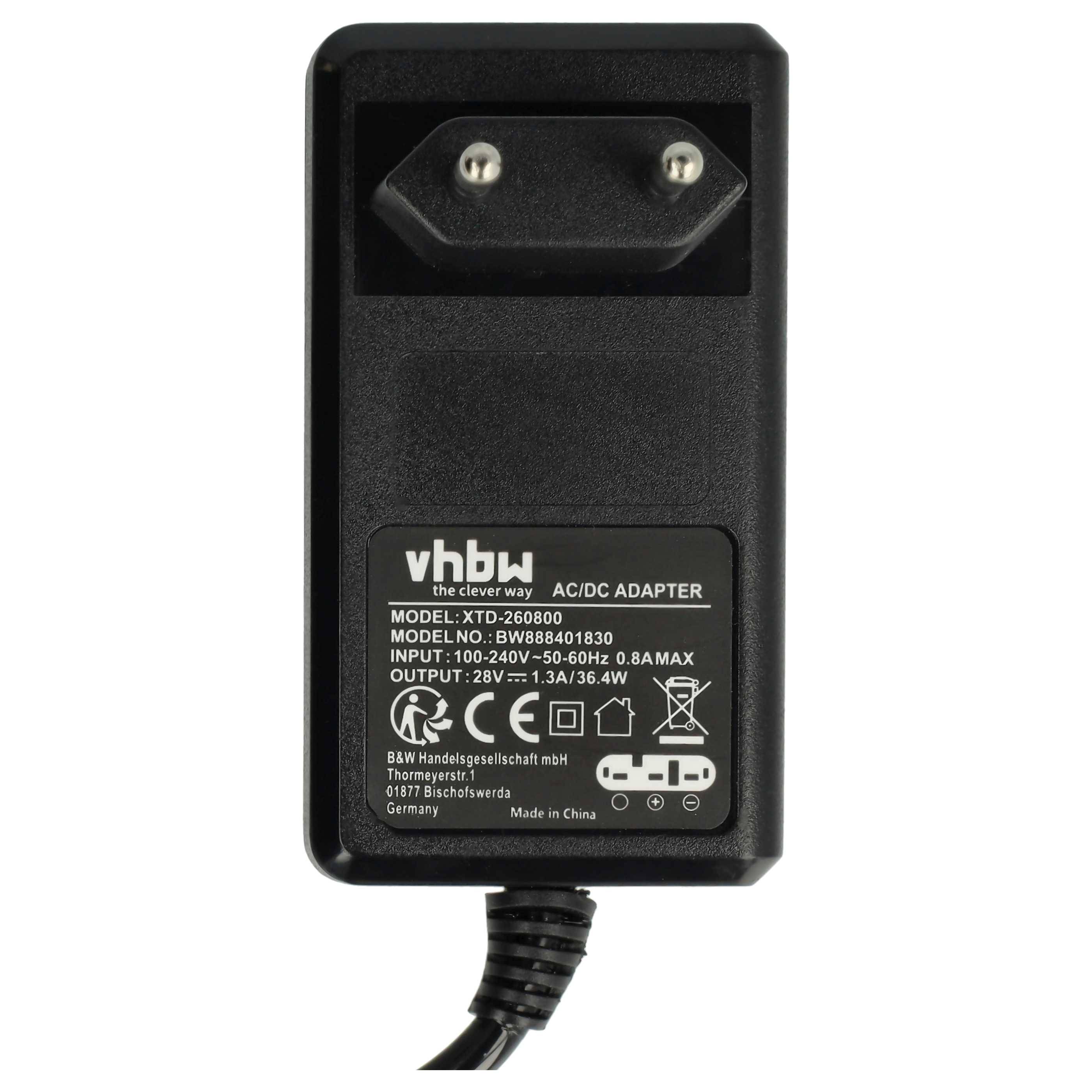 vhbw 1x Netzteil, 1x 2600 mAh Akku, 1x 30 m Niederspannungskabel kompatibel mit Gardena R40Li (2018), R38Li (2016)-3