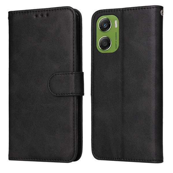 Kunstleder Flip Hülle für Motorola Moto G06 4G mit Kartenfach & Standfunktion