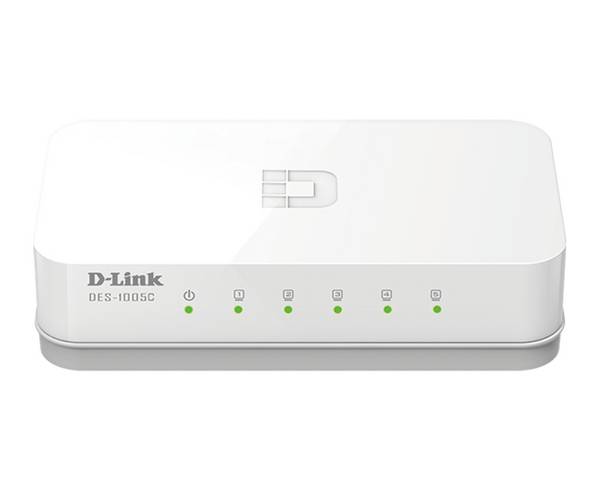 D-Link DES-1005C/E 5-Port Switch Fast Ethernet