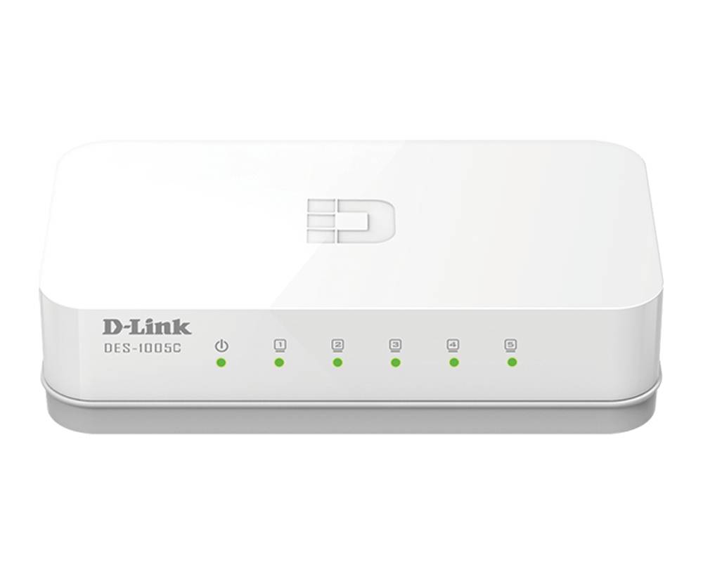 D-Link DES-1005C/E 5-Port Switch Fast Ethernet-0