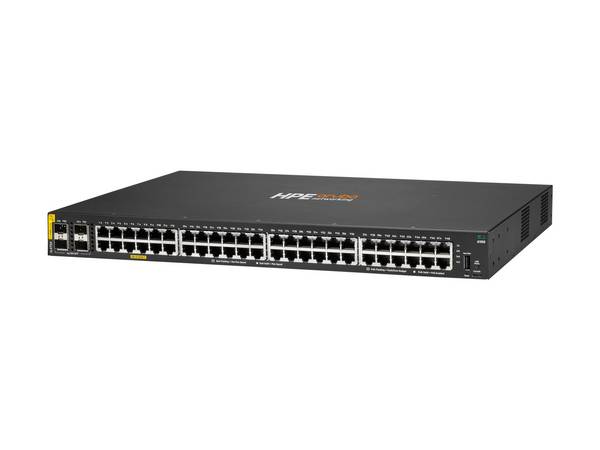 HPE 6100 48G Class4 PoE 4SFP+ 370W Switch - Switch - 0,1 Gbps