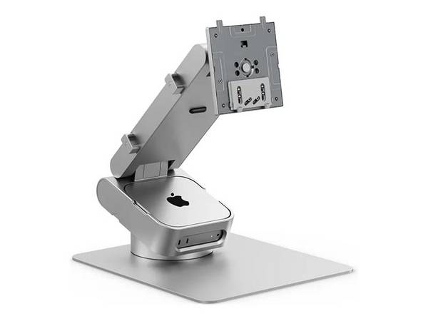 ASPEKT Omni Fold Stand Mac Mini for Monitor Silver