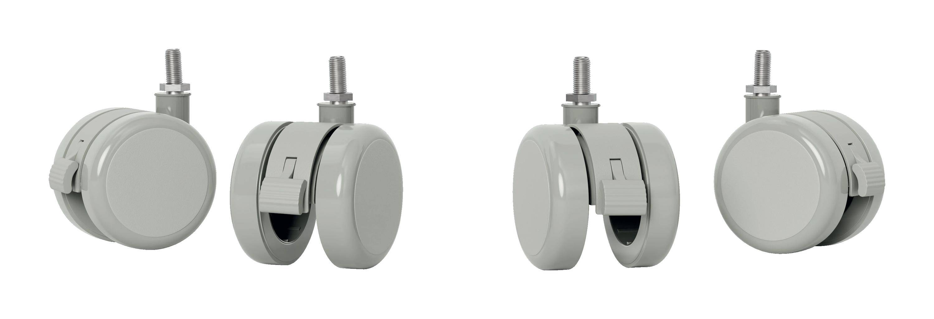 53740085, Grau, 4 cm, 40 mm, 40 mm, 80 mm, 4 Stück(e)-0