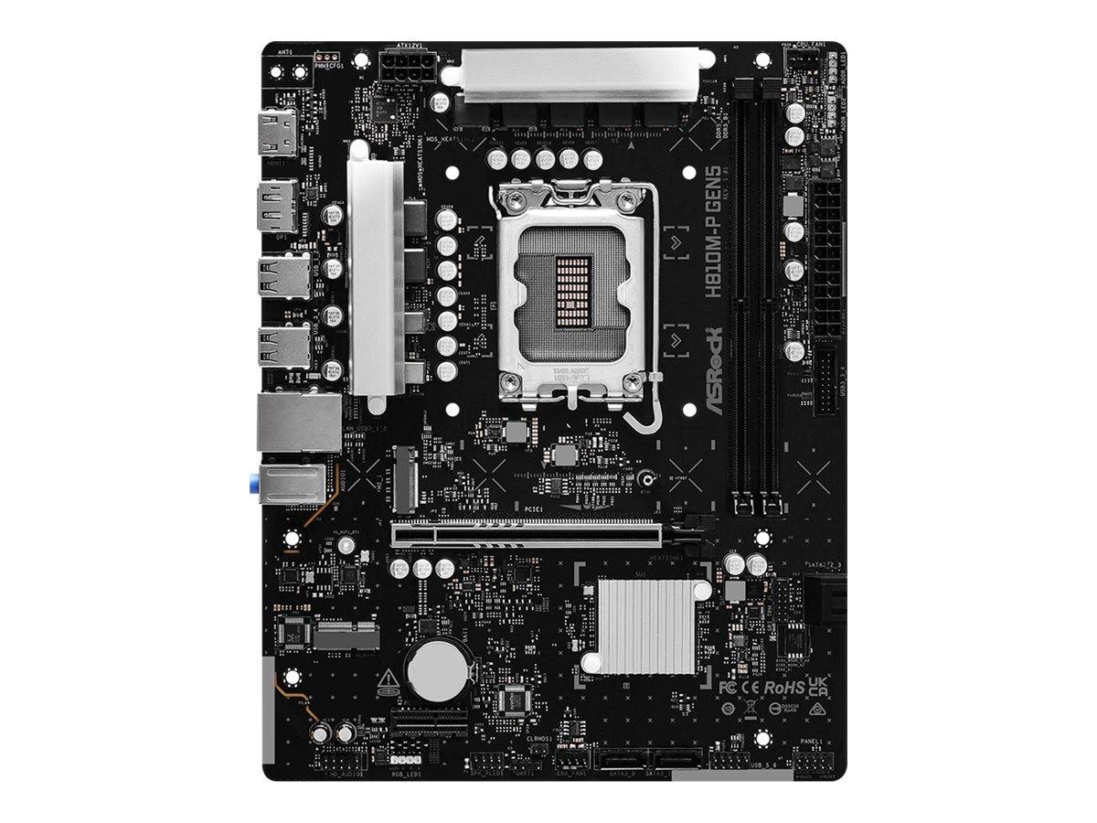 ASRock H810M-P Gen5 1851 mATX HDMI DP DDR5-0